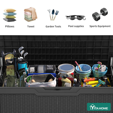 YITAHOME hydraulic struts enable smooth opening and closing.