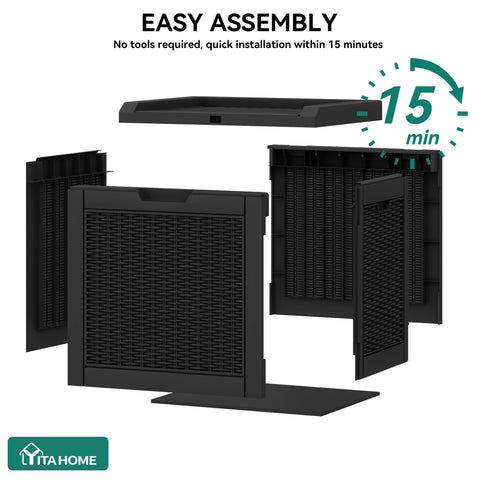 YITAHOME side handles for easy movement.