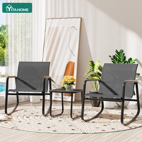 YITAHOME modern-design patio space ideal for balconies or poolside areas.