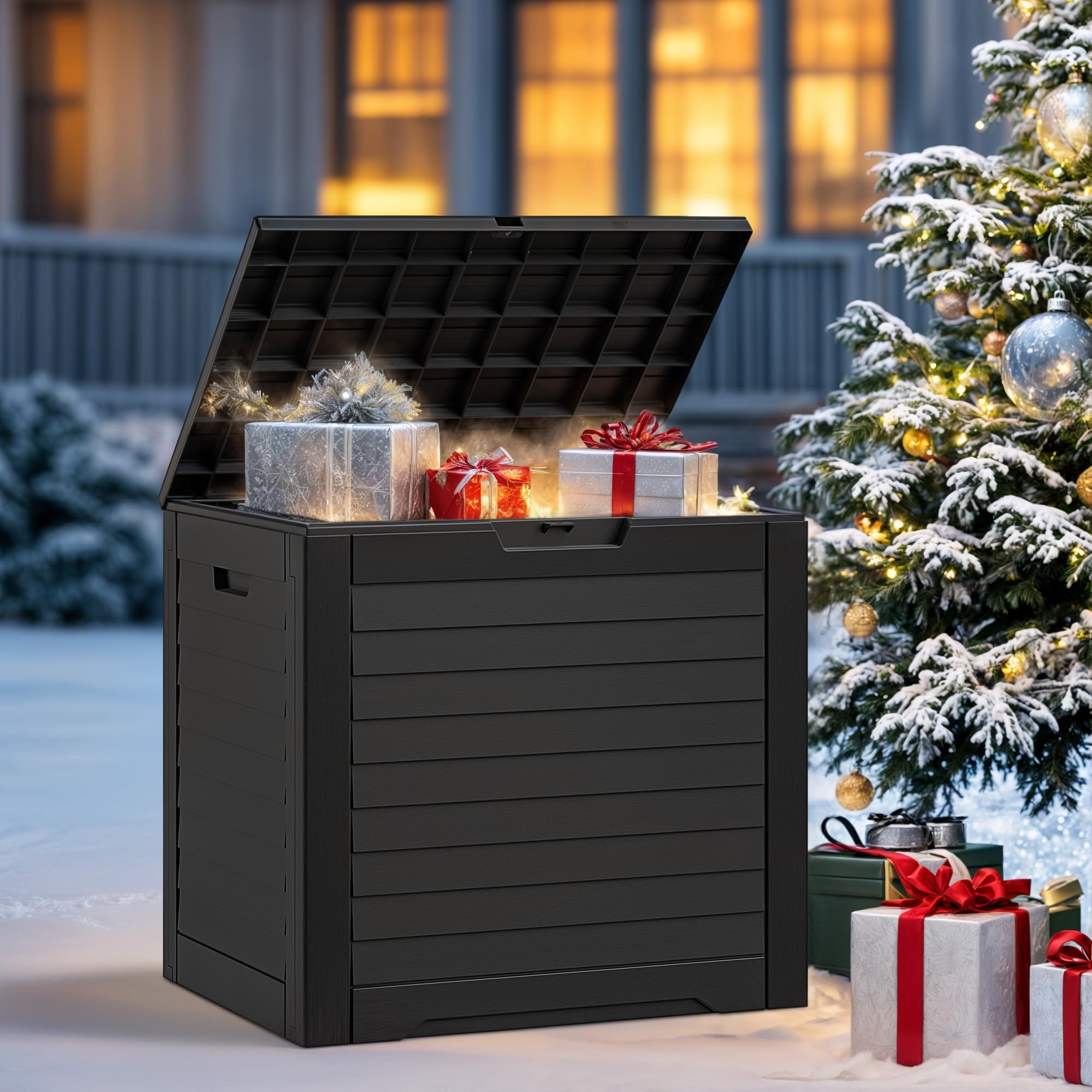 YITAHOME versatile storage box doubles as table or ottoman