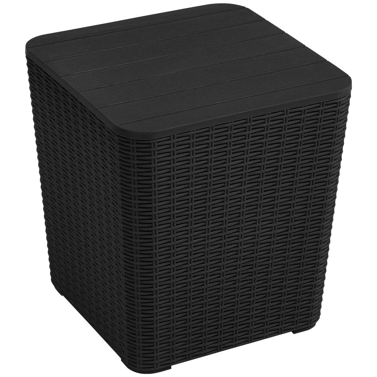YITAHOME outdoor coffee table with 11.5 gallon storage keeps cushions handy for easy patio organization