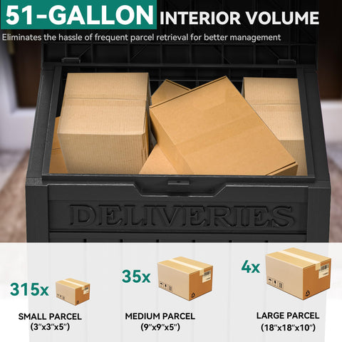 Durable deck box from YITAHOME offers reliable protection against theft and weather