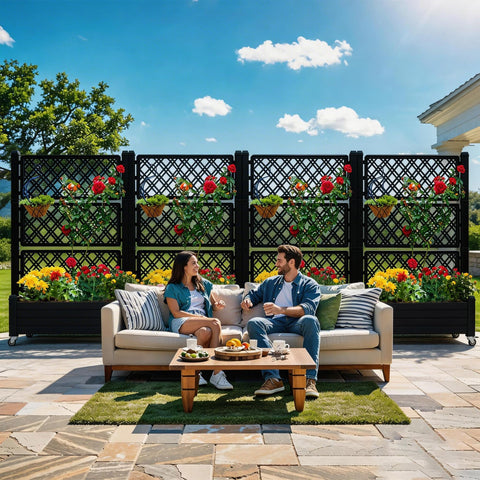 YITAHOME durable resin construction resists weather for outdoors.
