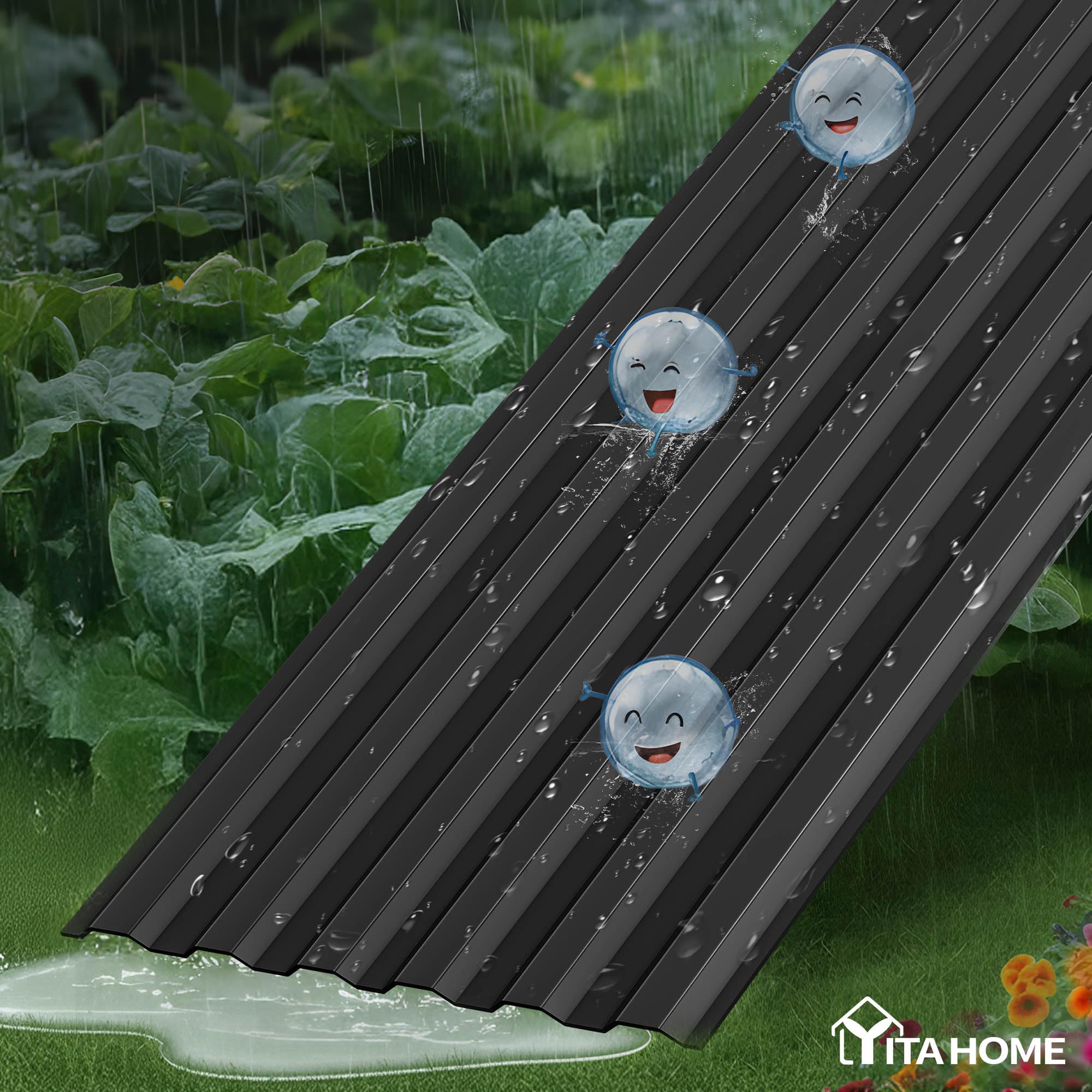 YITAHOME rubber edge protection for safe handling during setup