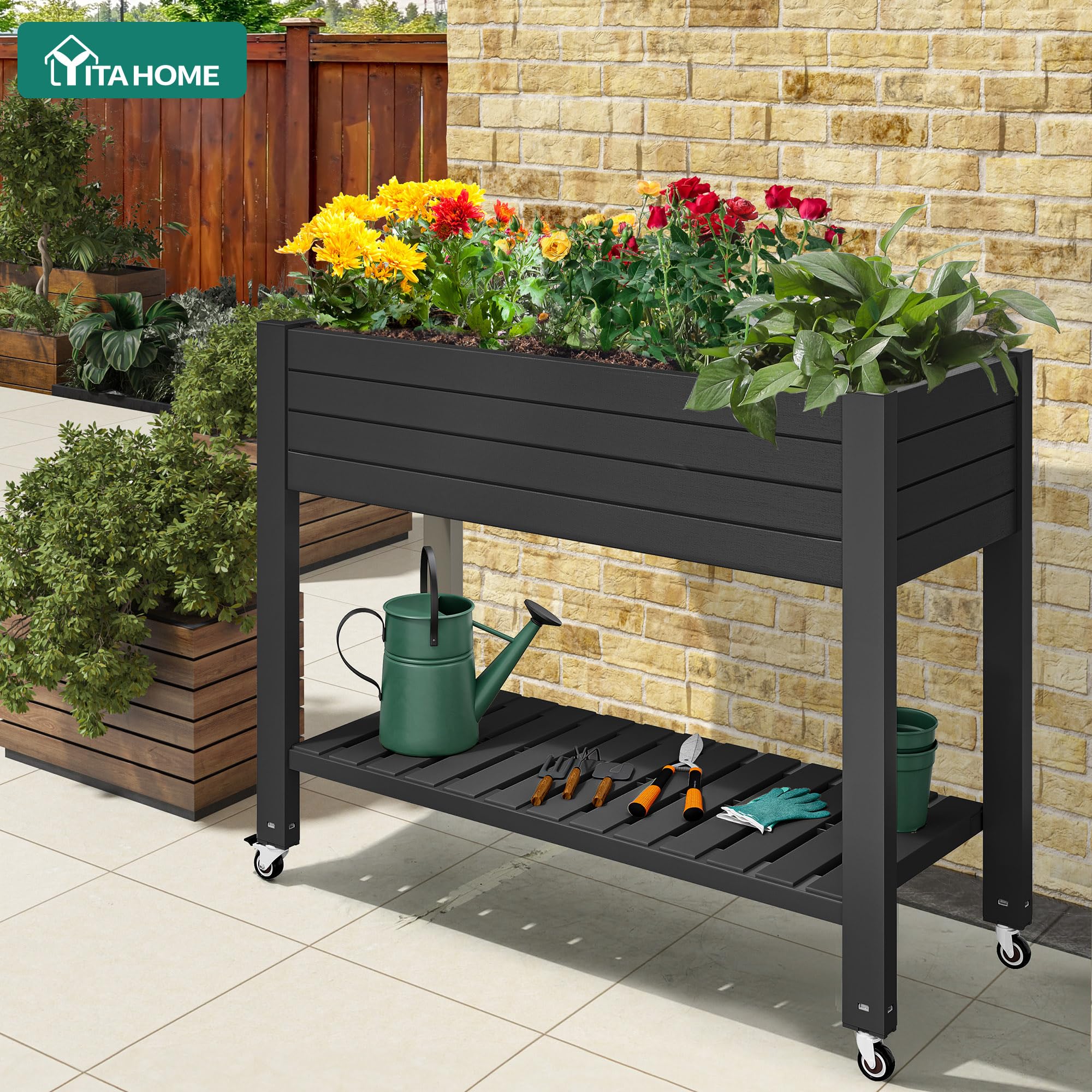 YITAHOME side drain holes prevent waterlogging and manage moisture
