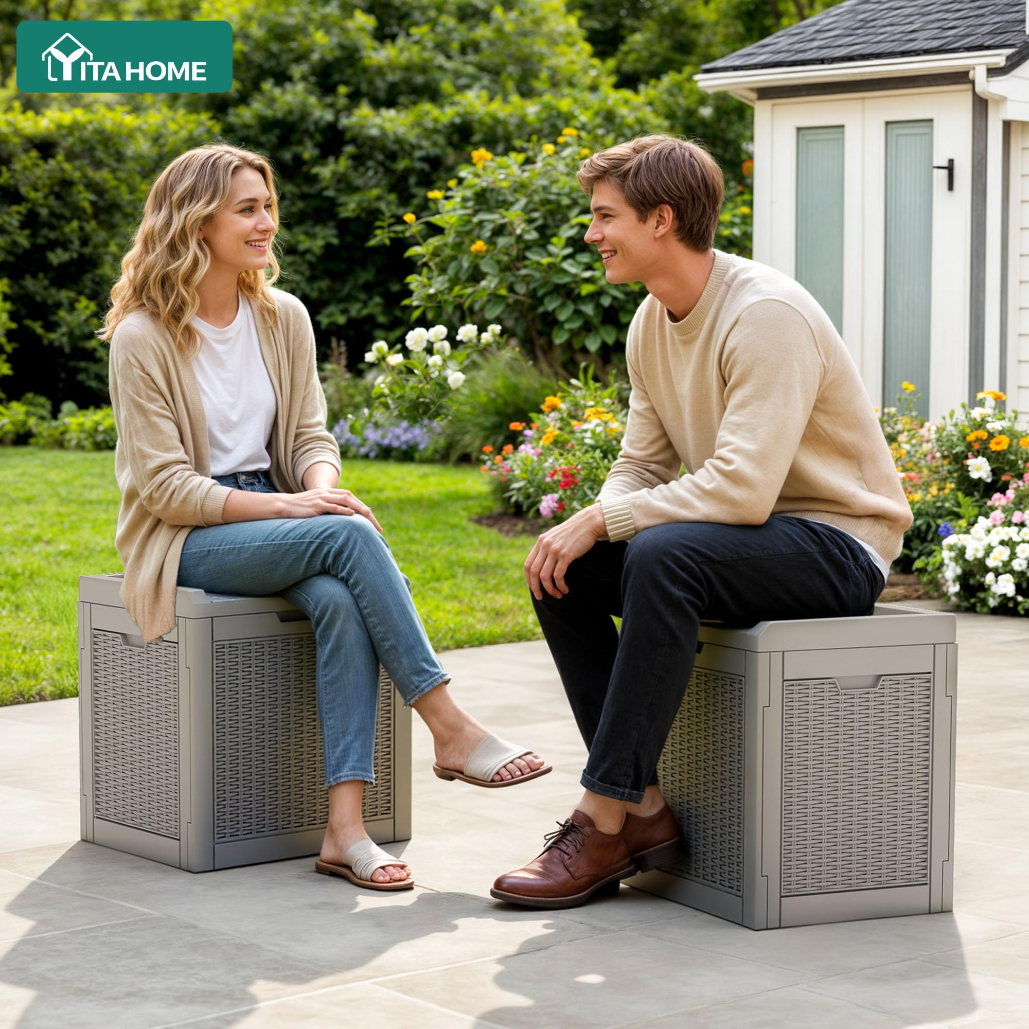 YITAHOME weather-resistant design blends with patio furniture for a cohesive look.