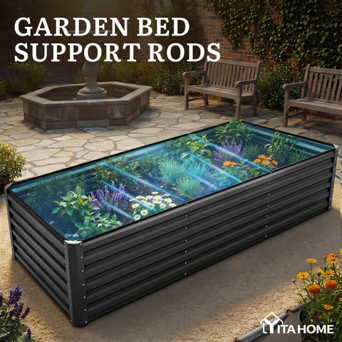 YITAHOME yard installation with vegetables in a garden