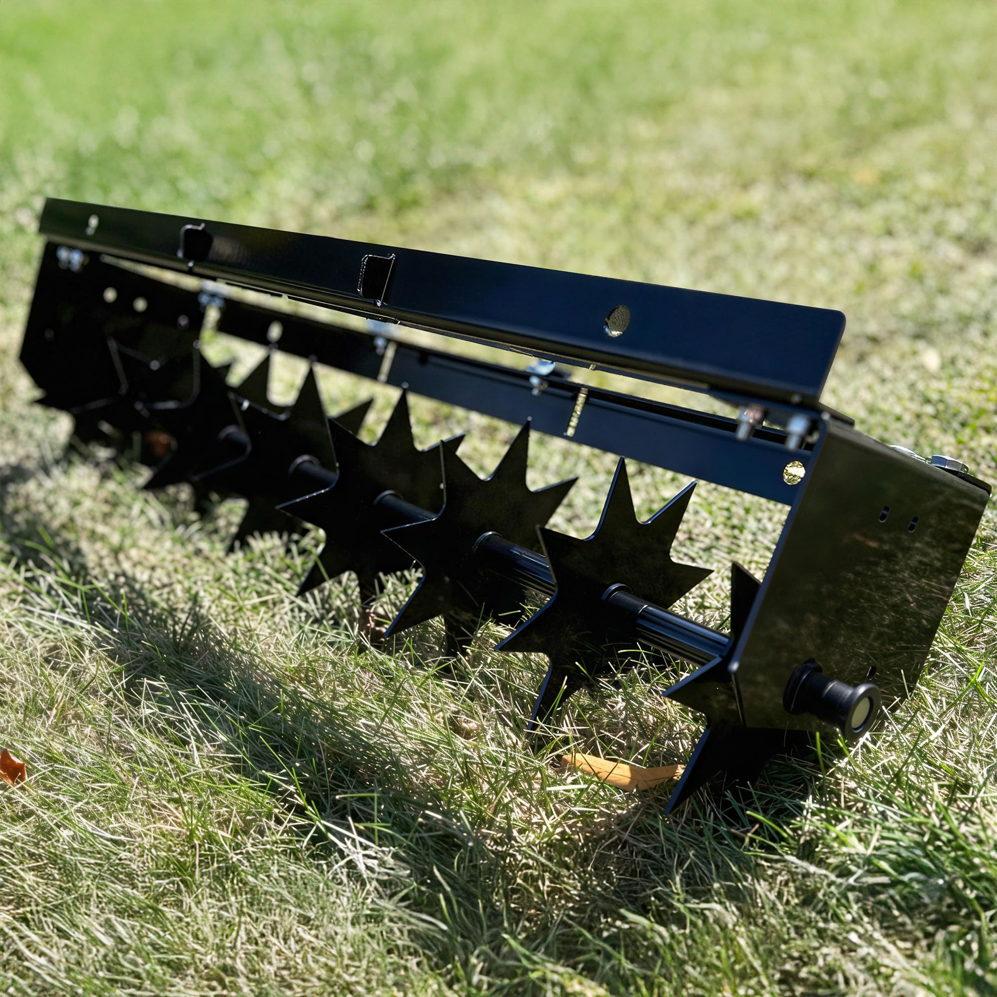 YITAMOTOR aerator with universal hitch connection for tractors and mowers