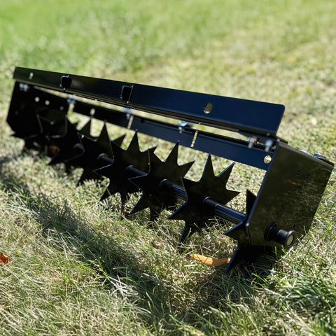 YITAMOTOR aerator with universal hitch connection for tractors and mowers