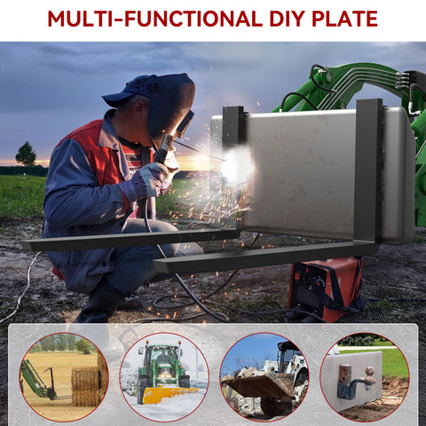 YITAMOTOR plate shows mounting bolt pattern for quick attach compatibility