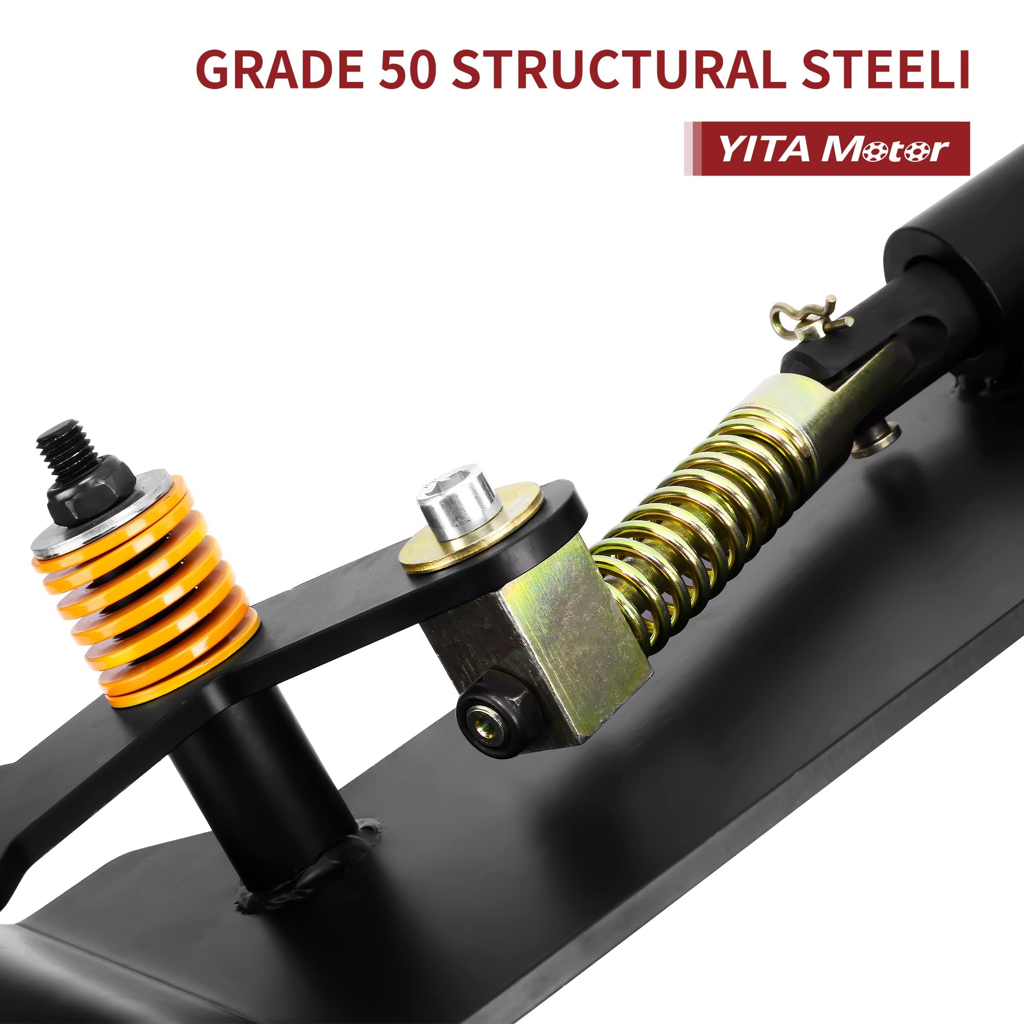 YITAMOTOR weld-on base plate assembly closeup highlighting sturdy platform