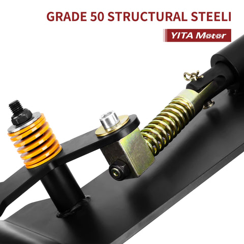 YITAMOTOR weld-on base plate assembly closeup highlighting sturdy platform