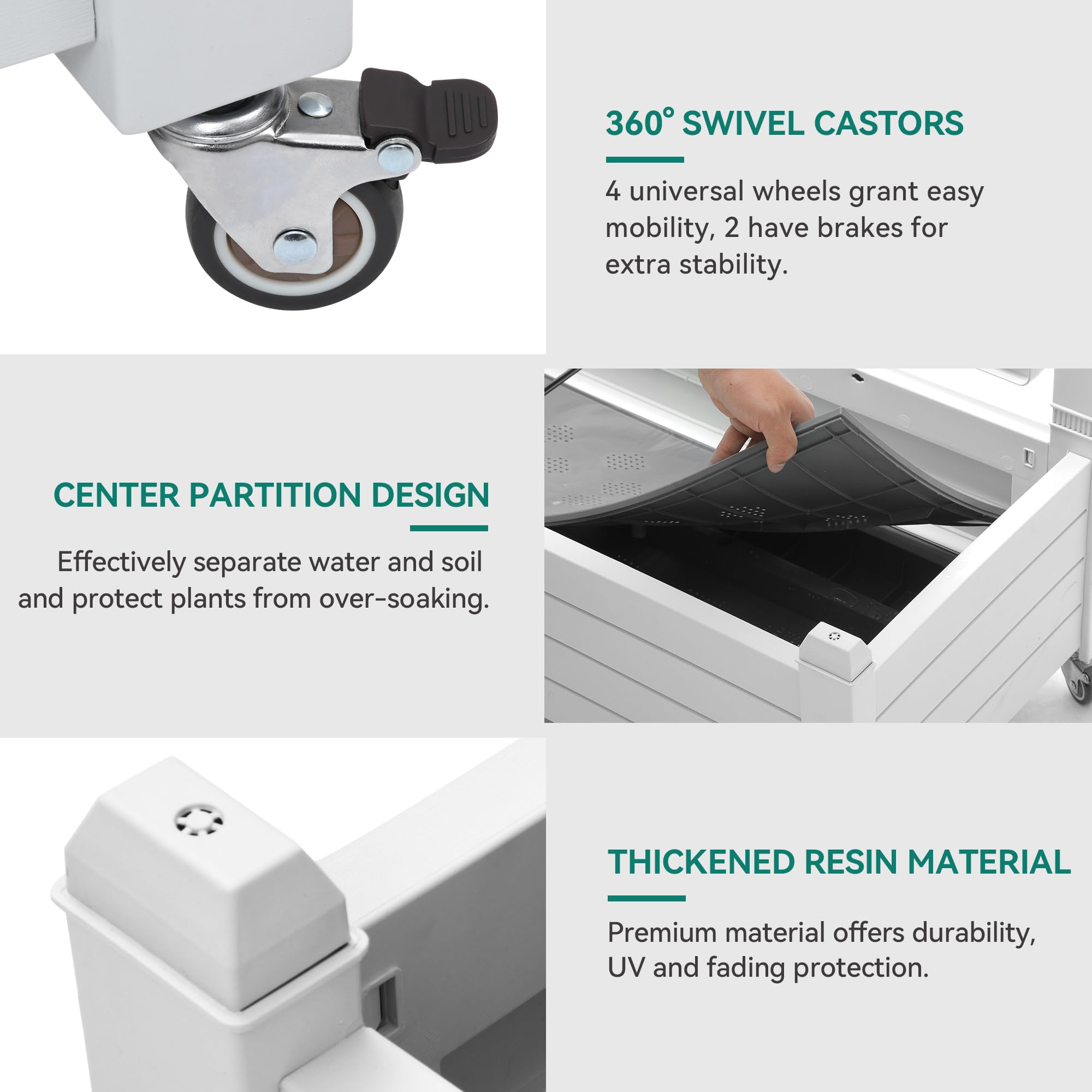 YITAHOME 21-gallon soil capacity supports diverse plantings.
