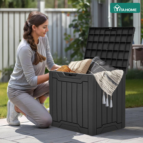 YITAHOME multipurpose storage for tools, cushions, and pool gear