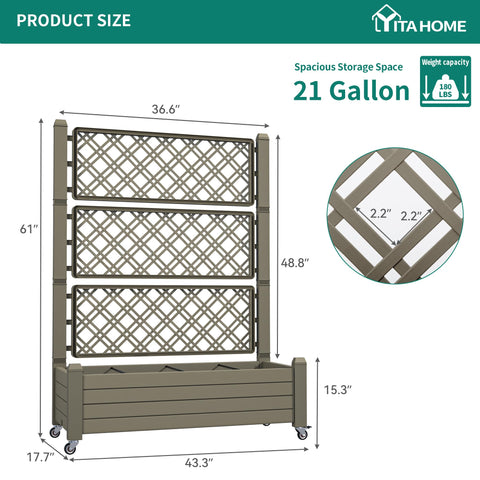 YITAHOME easy-assembly design ready in minutes on balcony or patio
