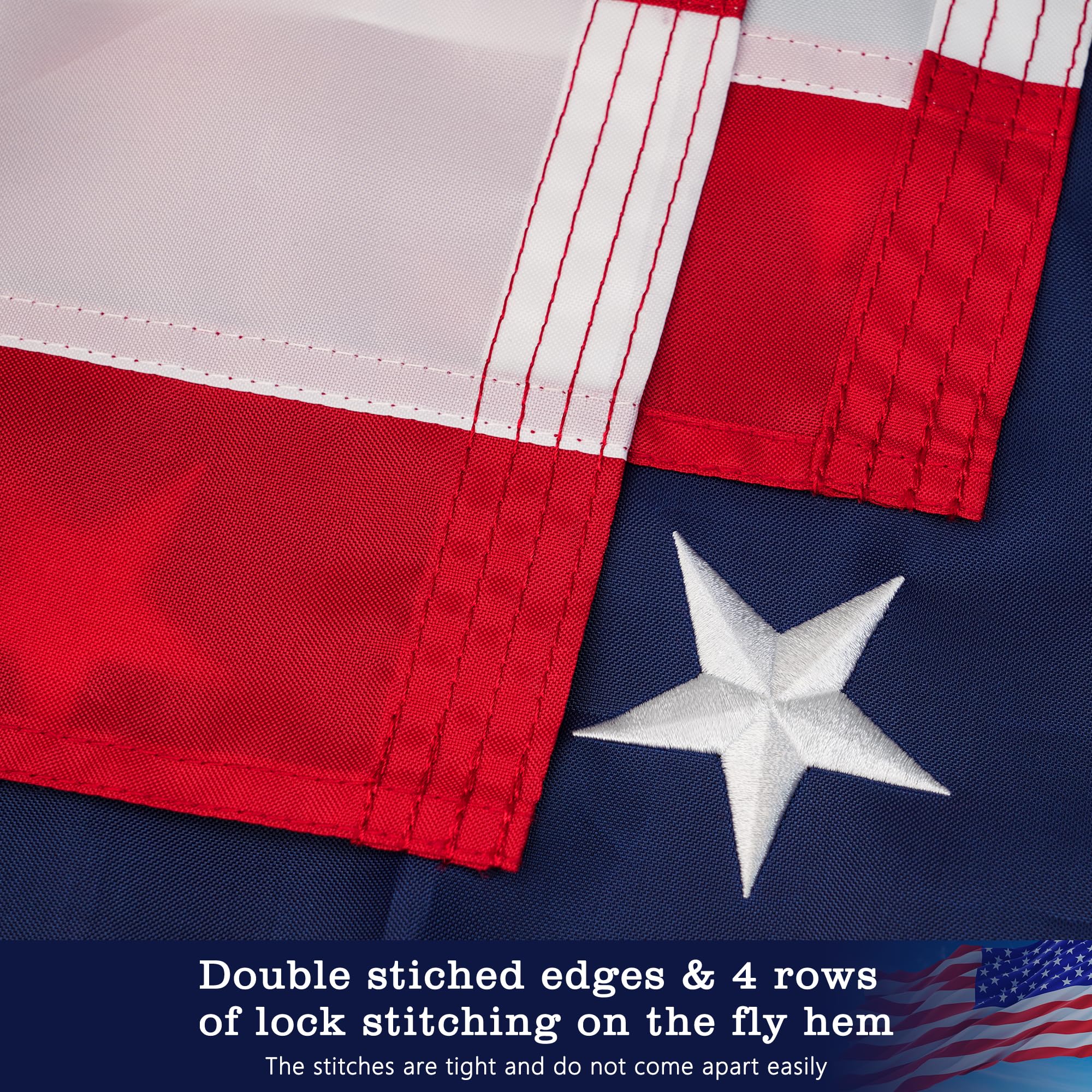 YIYUESQUHF flag with solid brass grommets for secure hanging