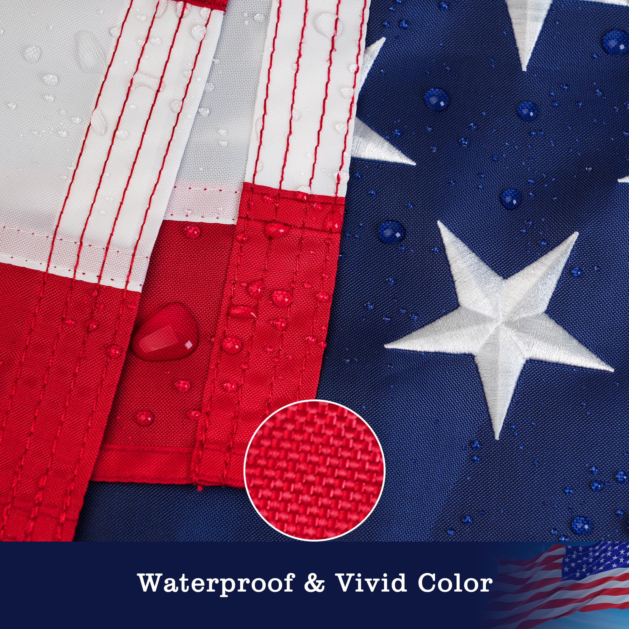 YIYUESQUHF 3x5 flag uses heavyweight polyester for longevity