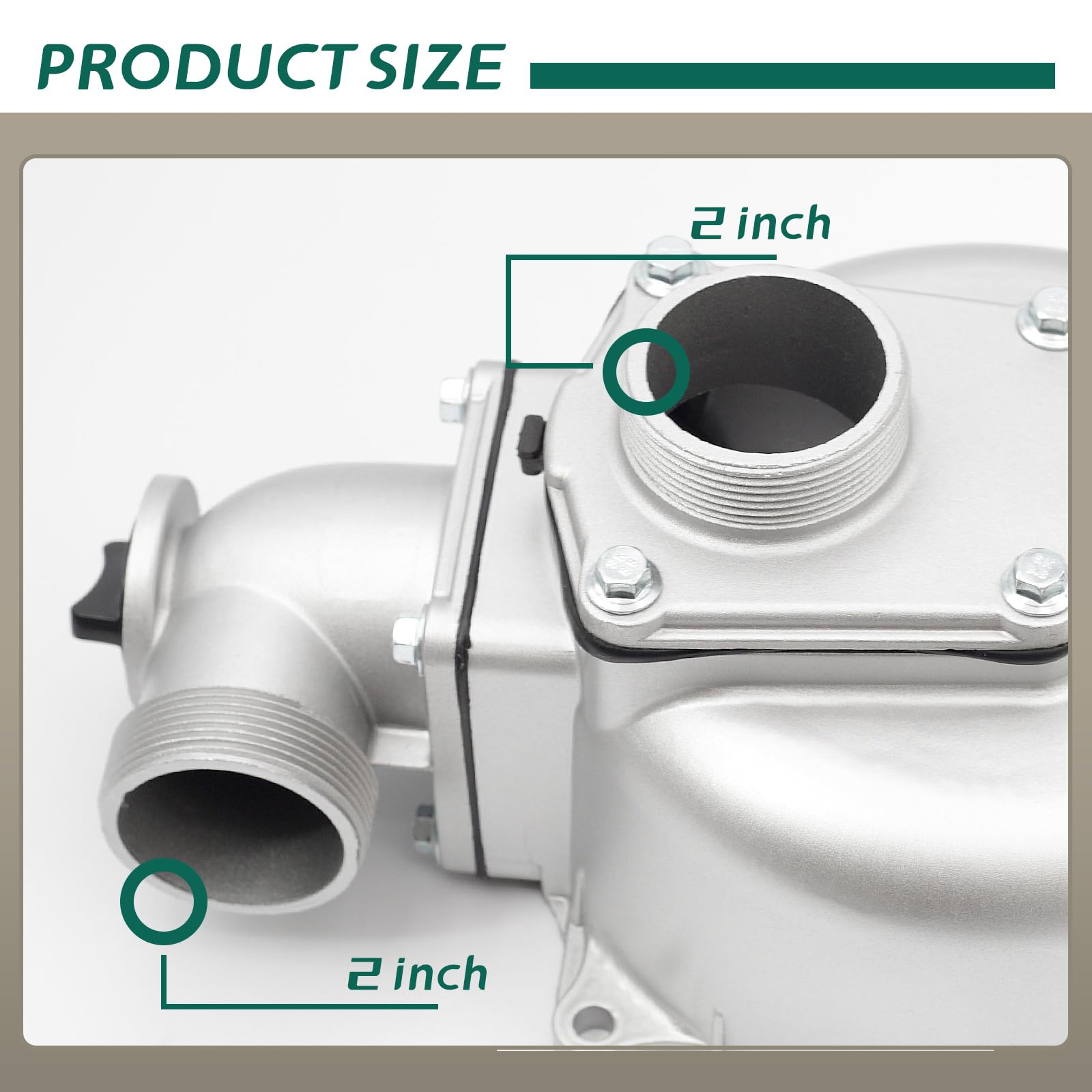 YIYANTO easy-installation water pump body housing matches mounting points for fast DIY replacement