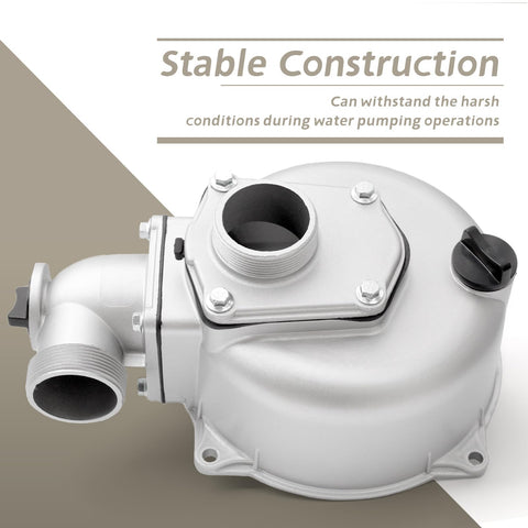 YIYANTO leak-proof design water pump body housing with standard NPT threads prevents leaks during operation
