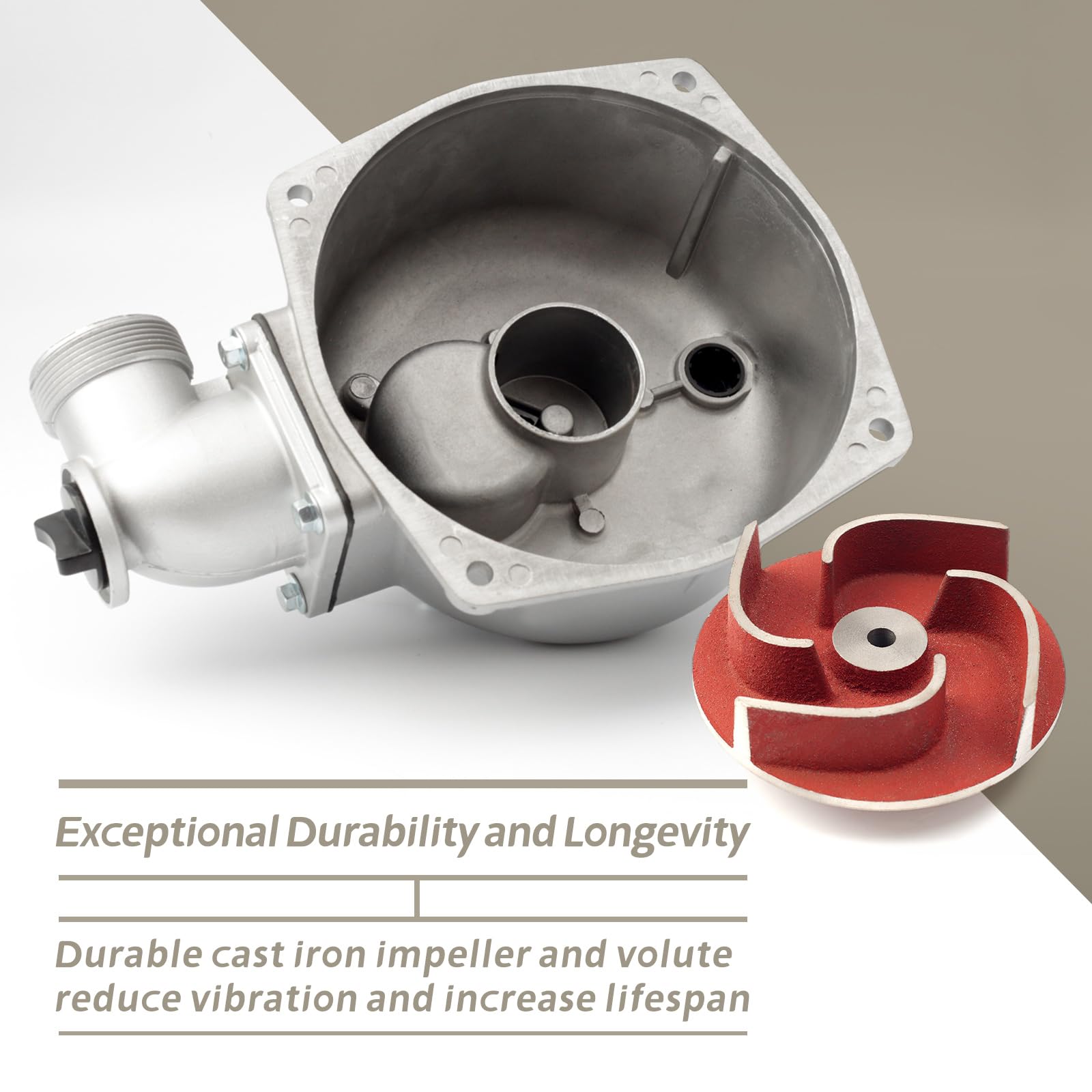 YIYANTO lightweight aluminum body shot signals durable operation with reduced vibration.