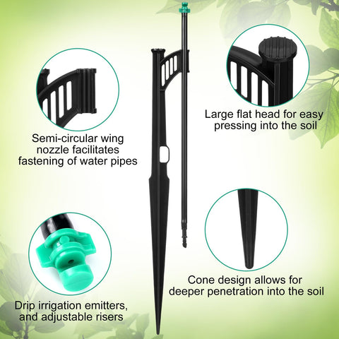 Yiyiring 1/4 inch barbed inlet enables quick, secure connections