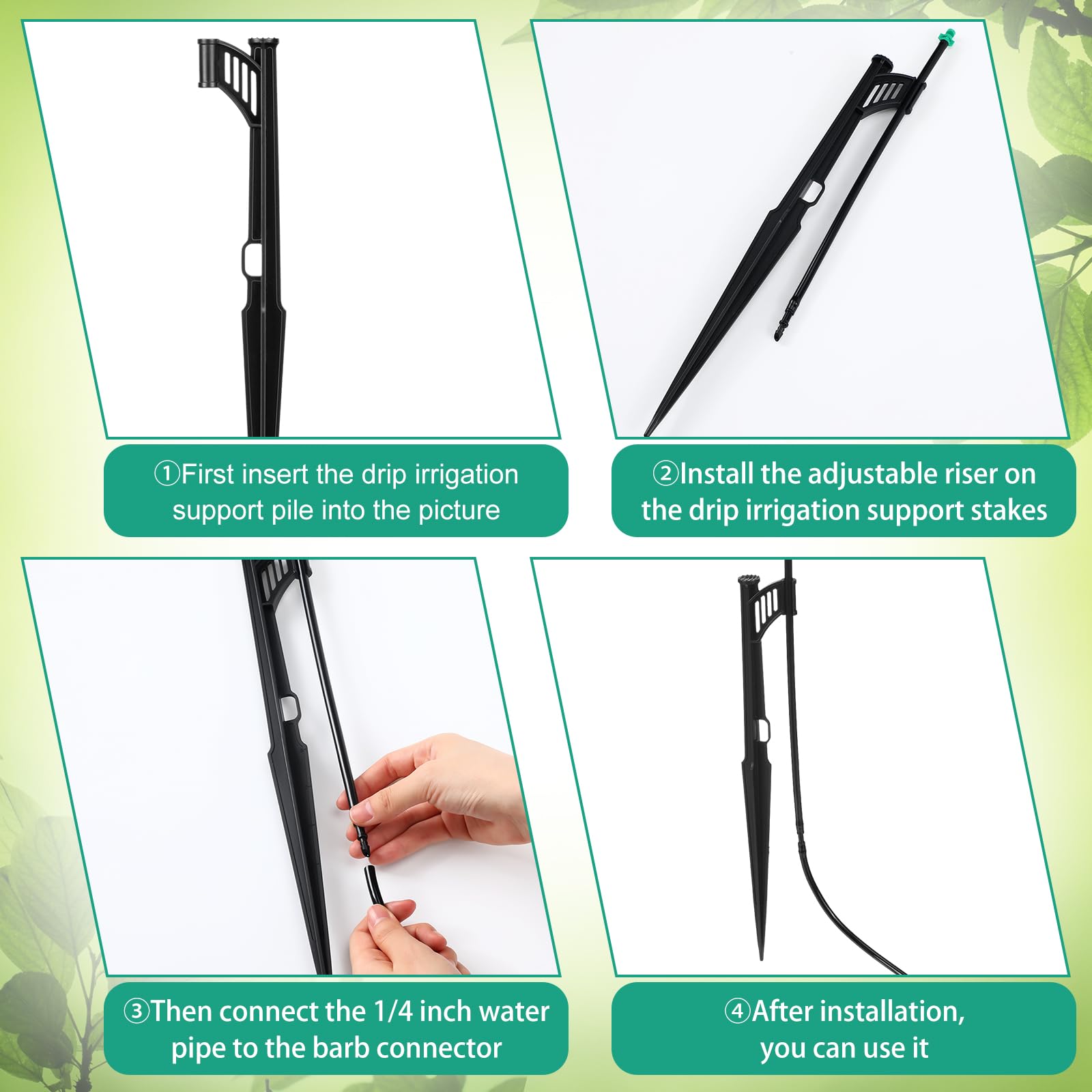 Yiyiring adjustable risers help set the perfect watering height for plants