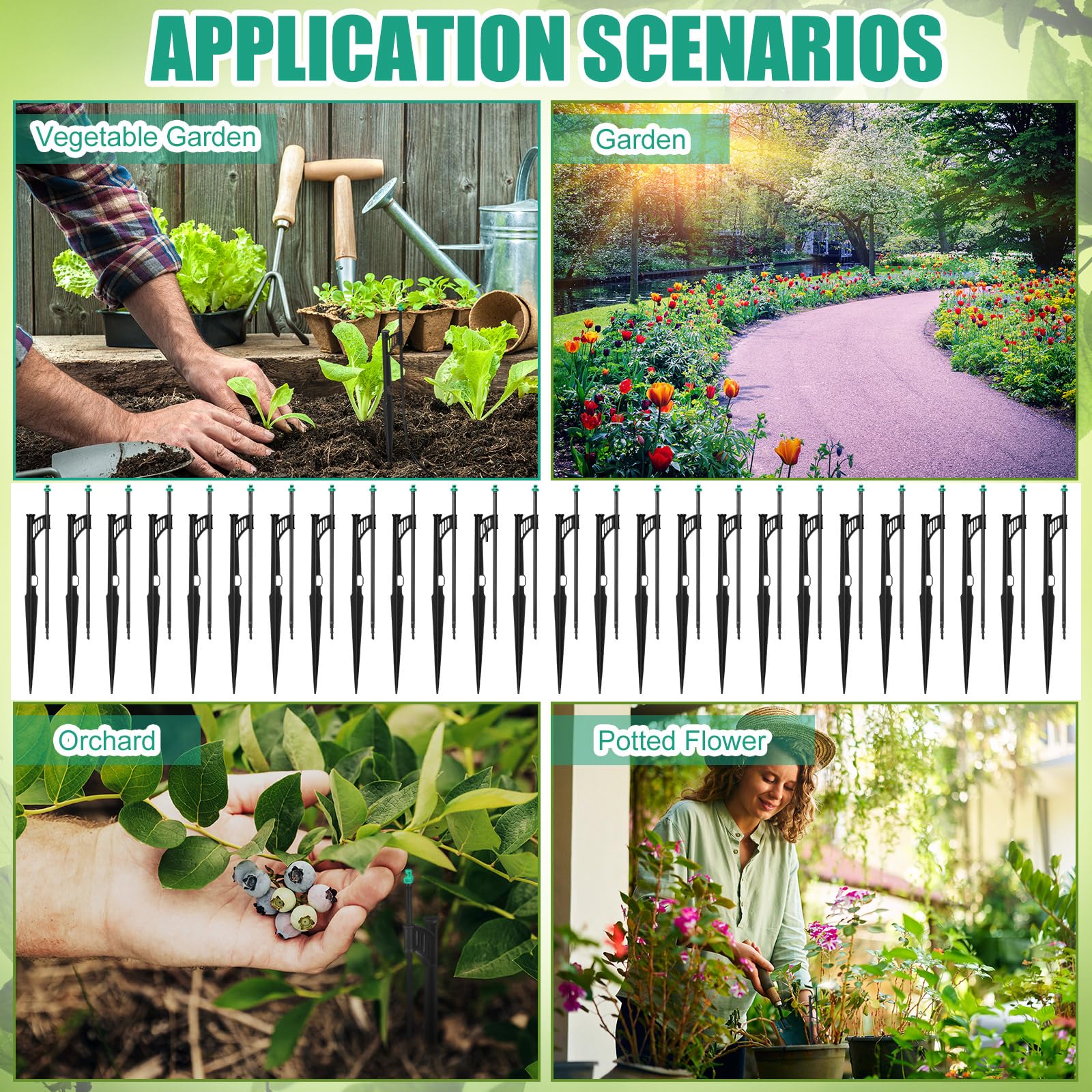 Yiyiring complete watering solution for lawns, shrubs, and vegetable plots