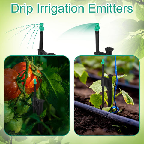 Yiyiring quick-install drip assembly for flexible layout in pots and beds