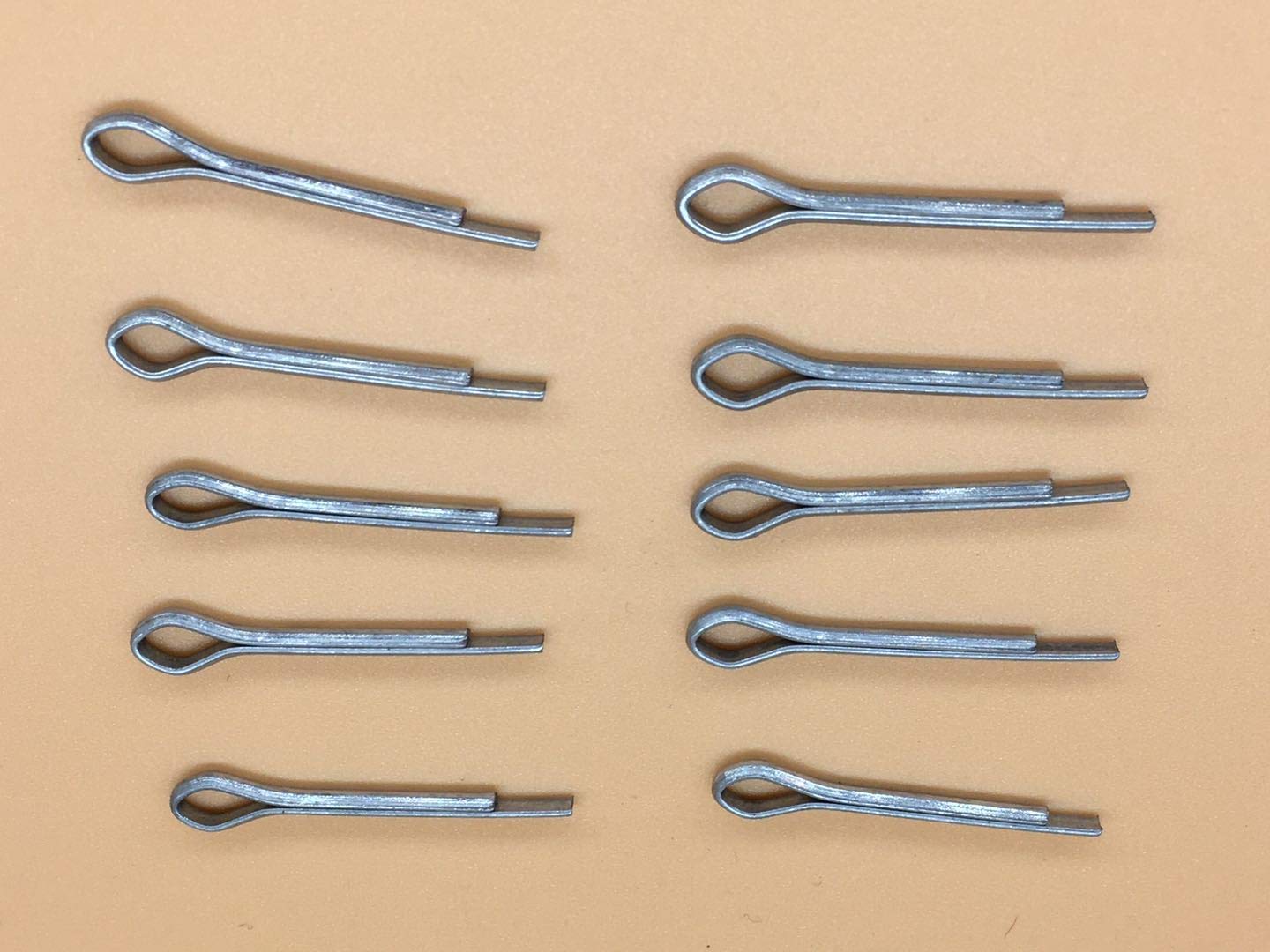 Close-up of 0-245-inch diameter pins for dependable snowthrower performance.