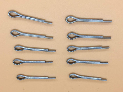 Close-up of 0-245-inch diameter pins for dependable snowthrower performance.