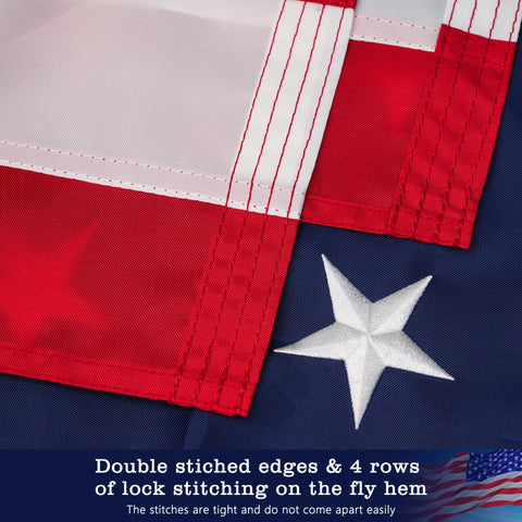 YIYUESQUHF flag with brass grommets for secure hanging on poles