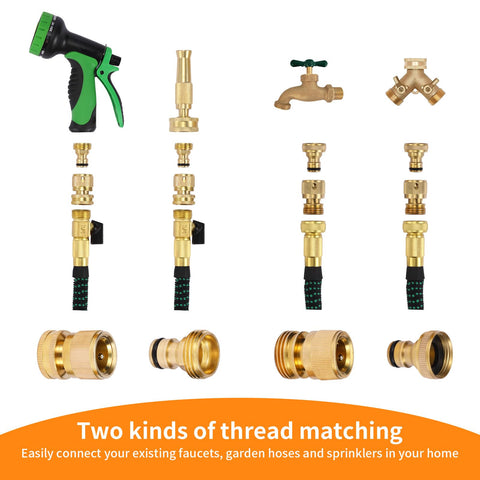 Yizerel brass quick-connect four-set male shows sturdy, leak-free connections