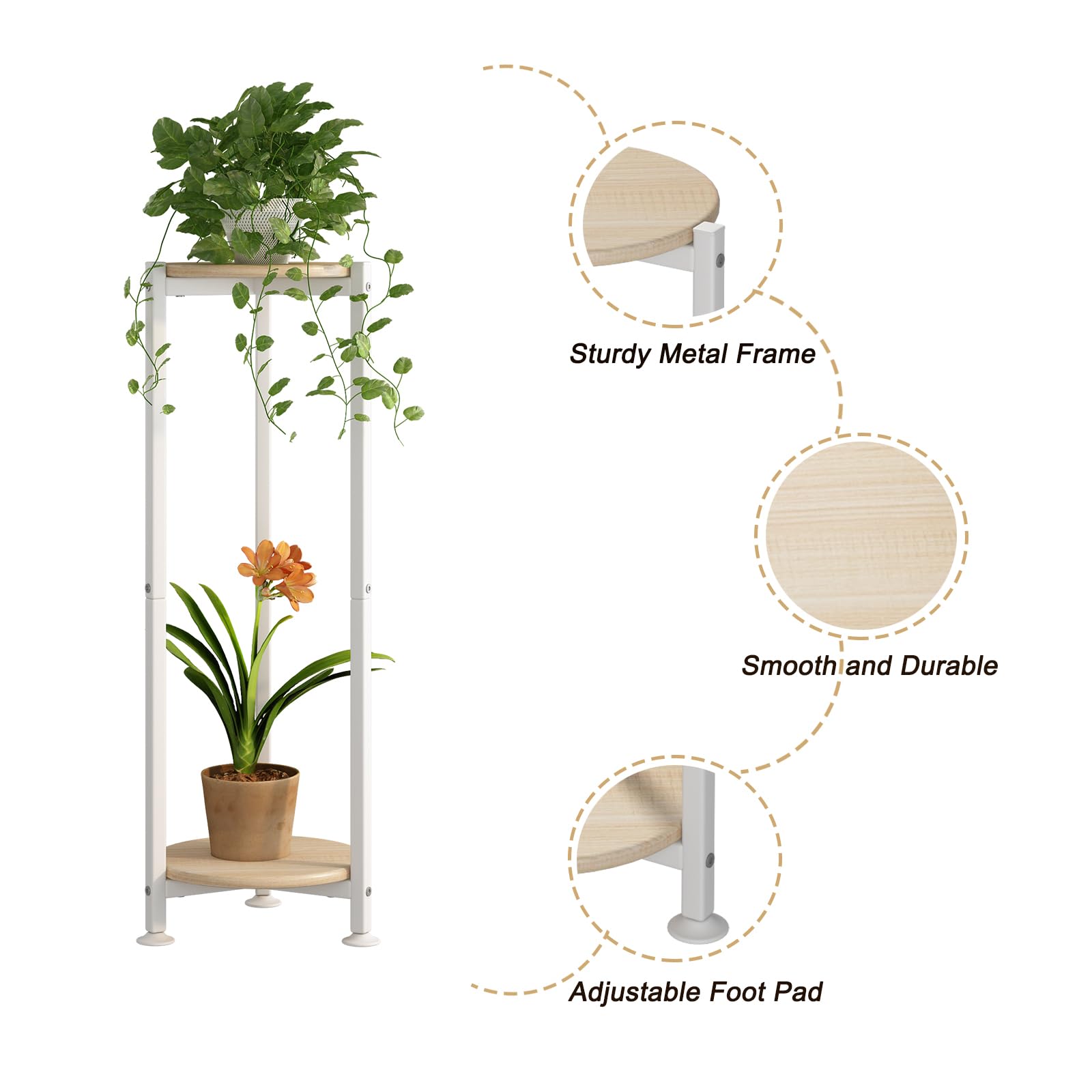 YIZAIJIA living room plant shelf enhances small spaces and balconies