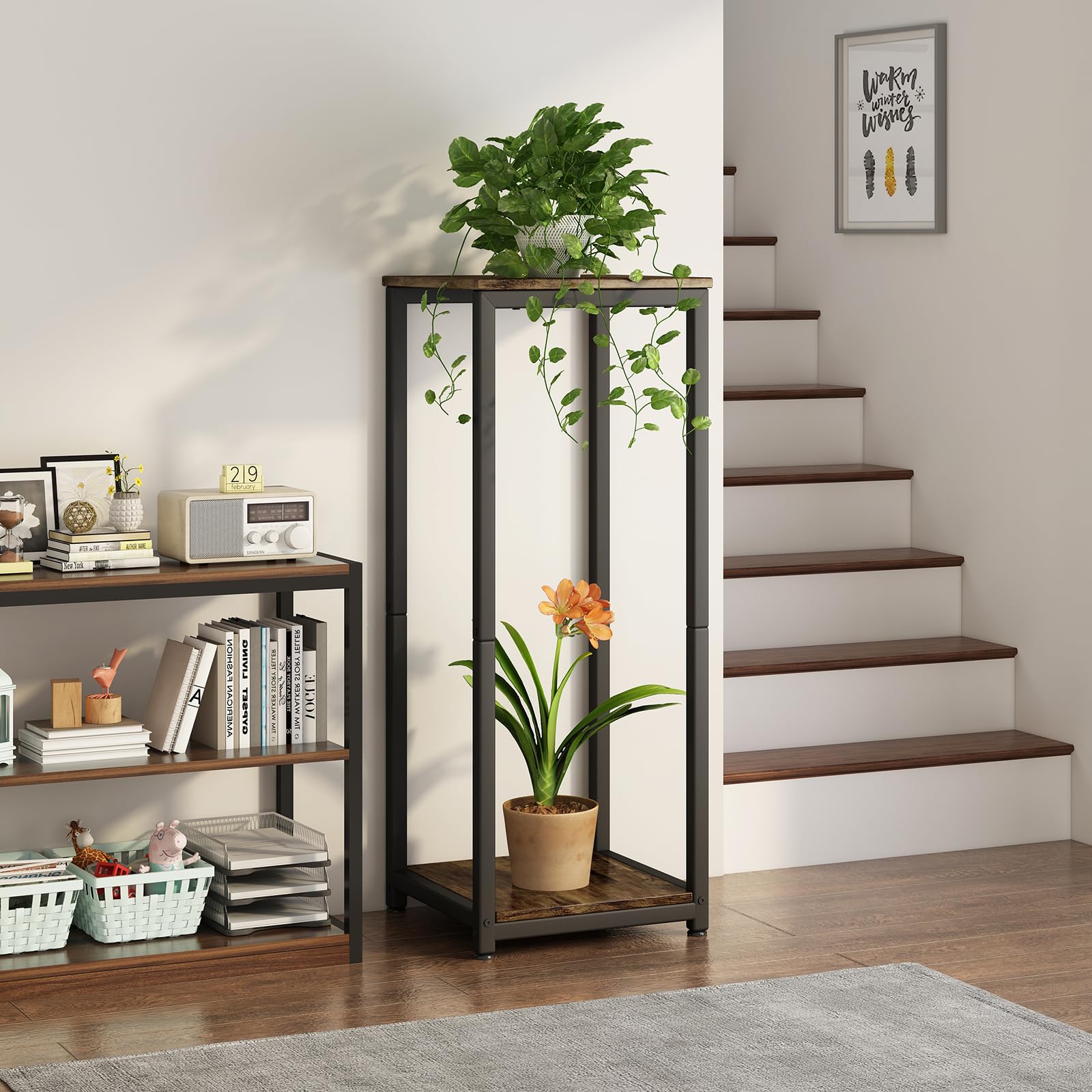 YIZAIJIA plant stand detailed-frame close-up emphasizes quality materials and craftsmanship