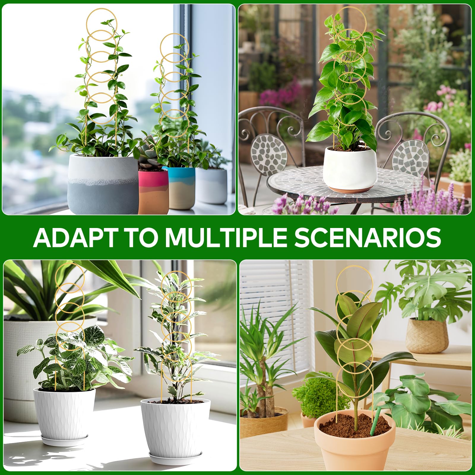YJAMTFODL gold garden accessory for indoor plant gifts