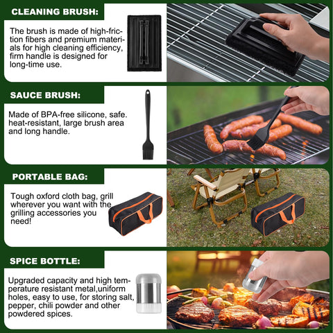 YJHOLE basting brush for even glaze application and sauce distribution
