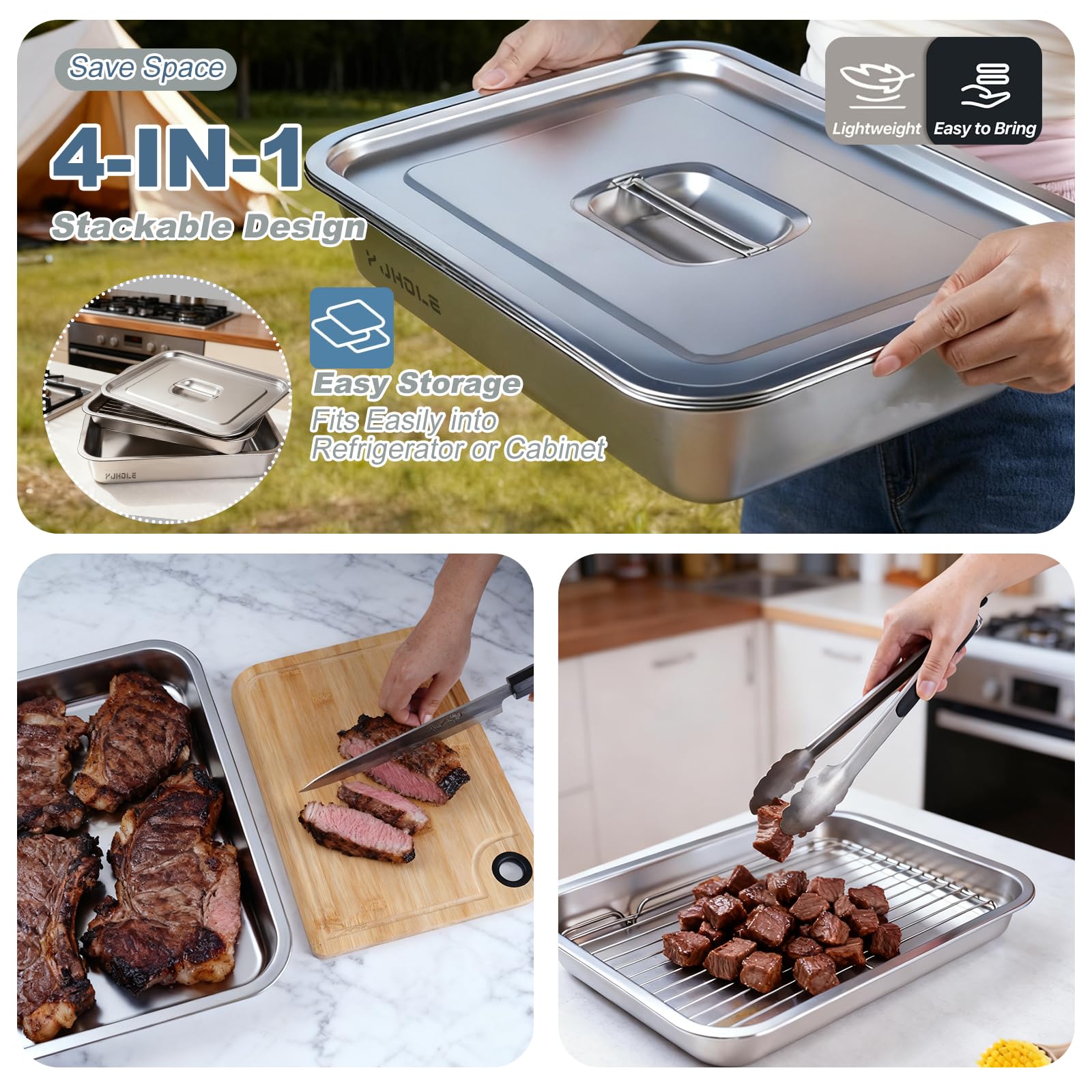 YJHOLE bbq accessories gift pack ideal for grilling enthusiasts