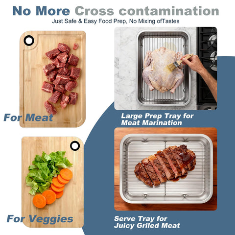 YJHOLE cooling rack to keep ingredients fresh during grilling
