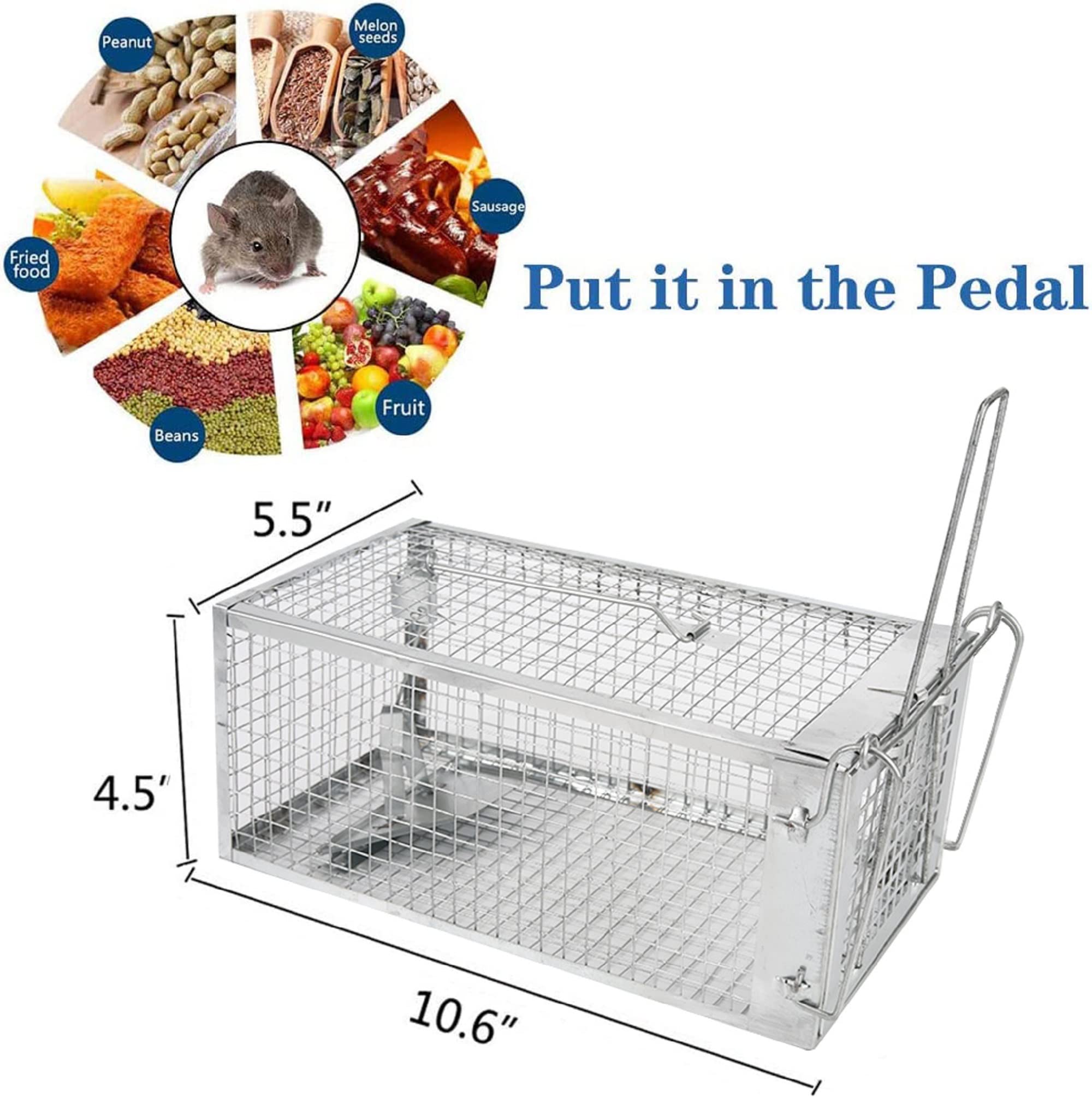 YJOO humane traps for outdoor use show versatile placement