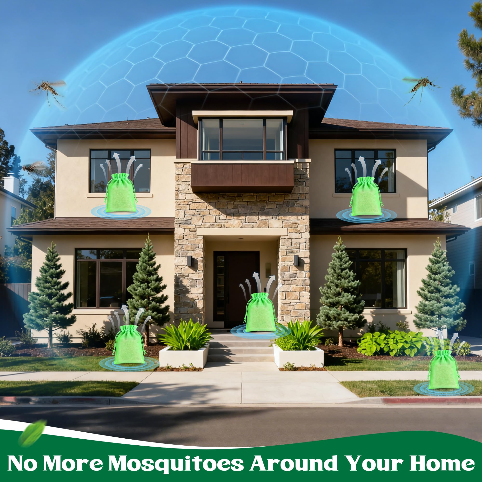YJOO repellent ball enhancing yard environment with natural scent