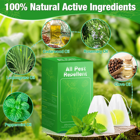 YJOO 36-pack plant-based rodent repellent display, long-lasting protection.