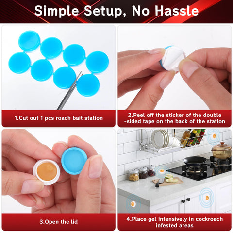 YJOO indoor-outdoor use bait suits kitchens, basements, garages