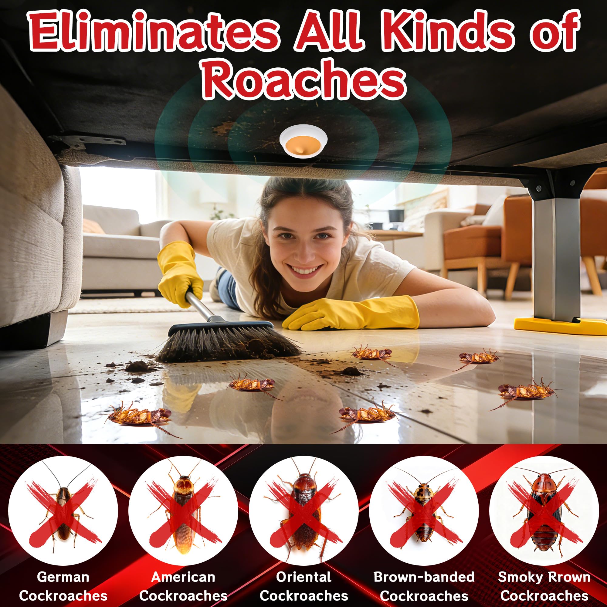 YJOO multi-species bait works in many indoor spaces