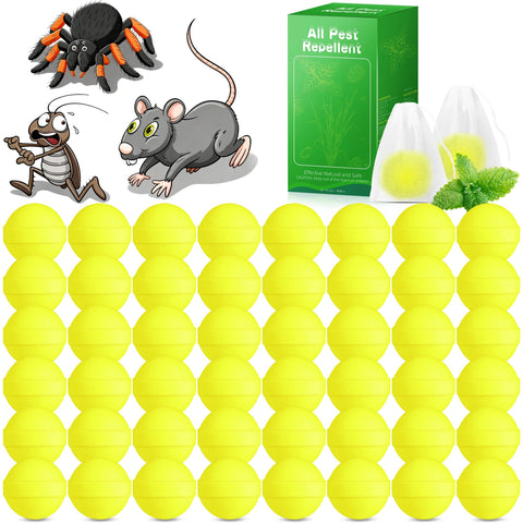 YJOO mouse rodent repellent balls for indoor use, peppermint scent deters pests.