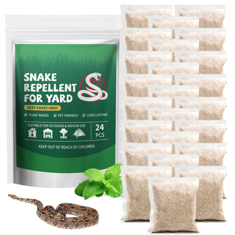 YJOO snake repellent 24-pack packaging shown for long-lasting protection