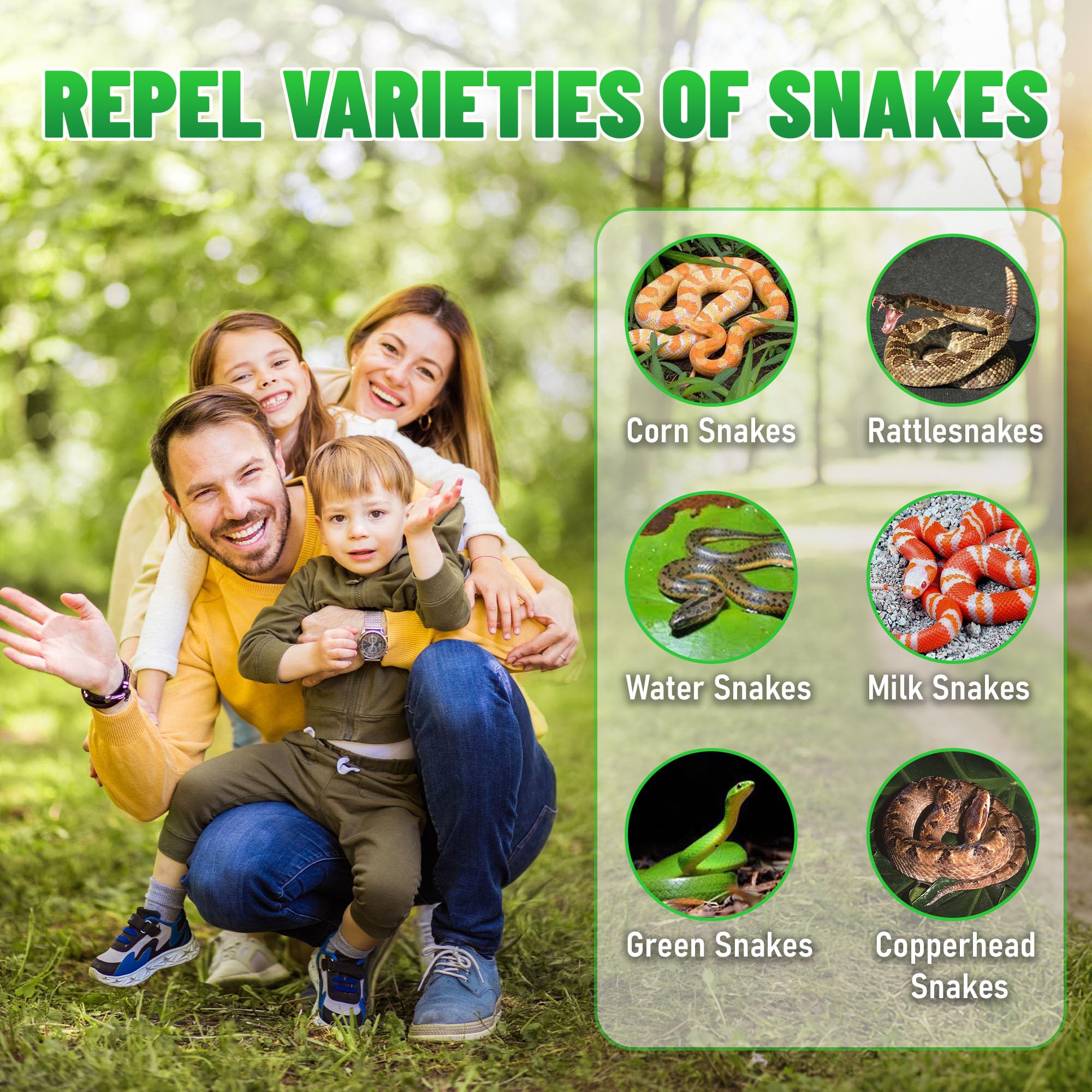YJOO snake deterrent suitable for camping and hiking areas on trails
