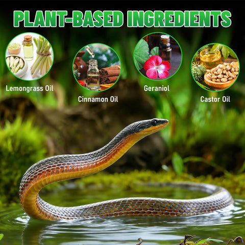 YJOO outdoor application shows plant-based deterrent in action.
