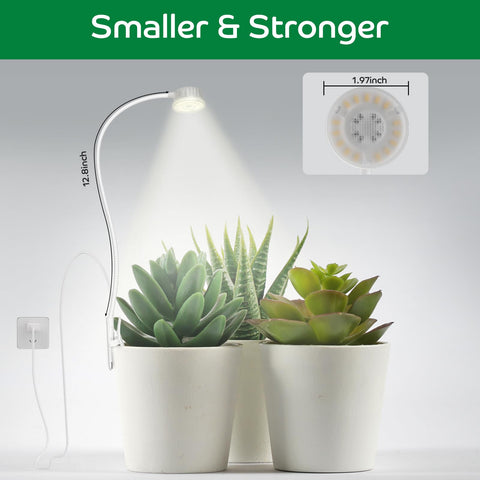 YKeluxon full-spectrum grow light delivers natural spectrum for thriving greens.