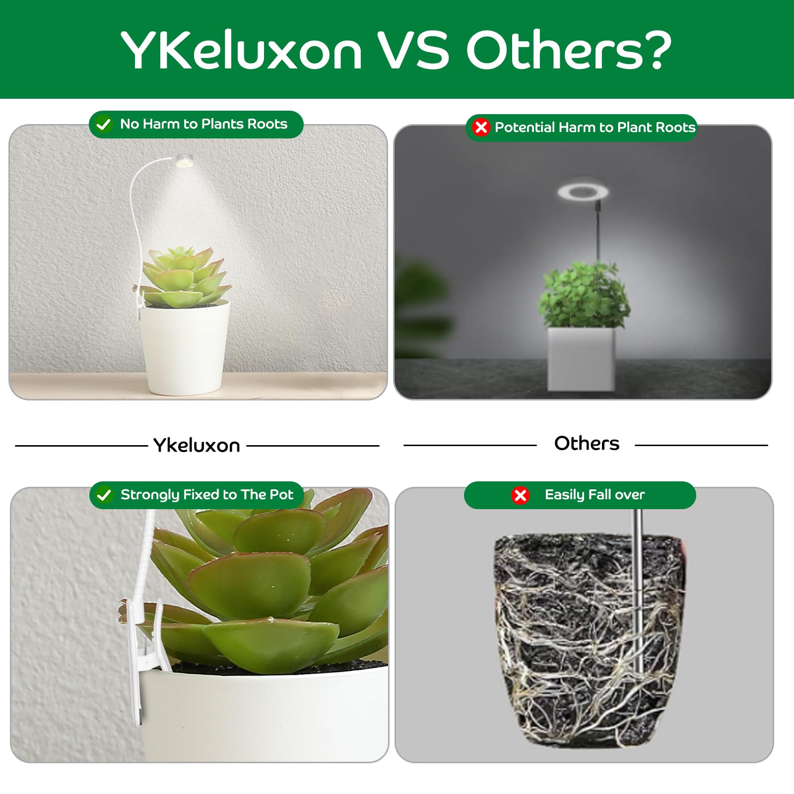 YKeluxon safe 5V operation supports powered setups like power banks.