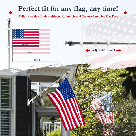 YKFLY outdoor flag pole installation demonstrates practical mounting setup.